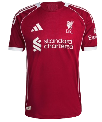 Liverpool home kit 25/26